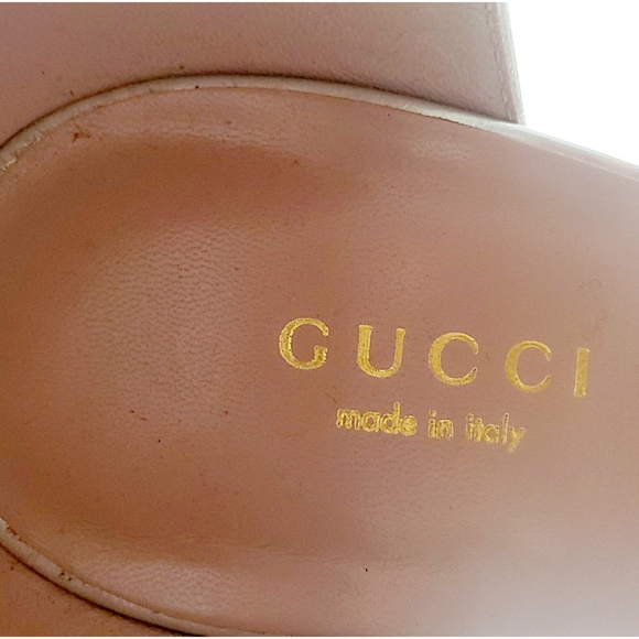 Gucci Silver Argento Gold Studded Women Pumps - Picture 7 of 13